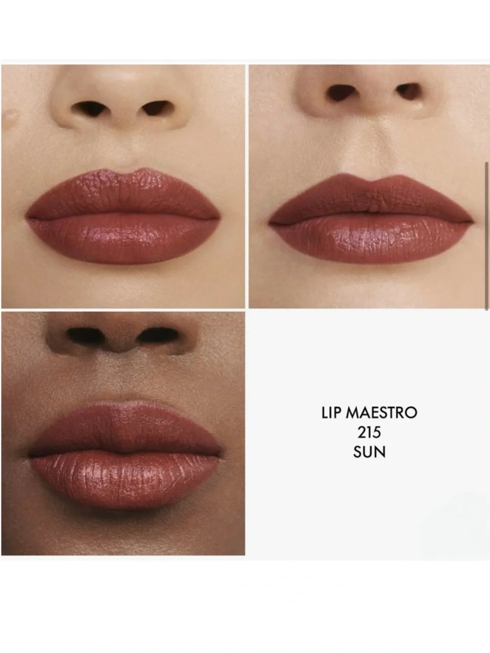 GIORGIO ARMANI Lip Maestro Intense Velvet Color ☀️ #215 Sun